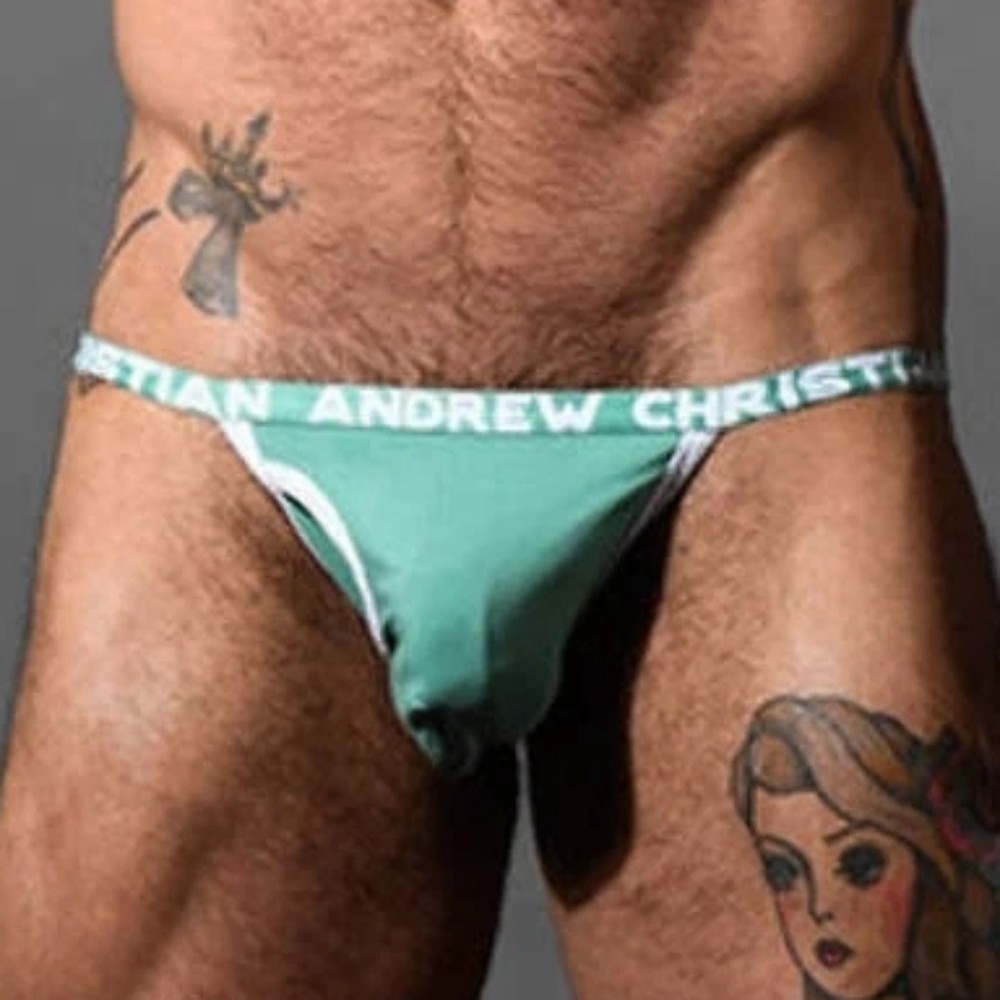 Andrew Christian Men's FLY Jockstrap Underwear NEW Size Large